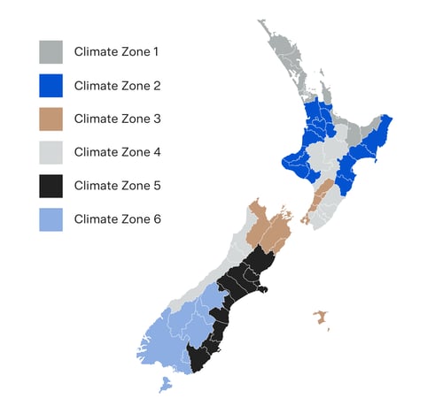 New Zealand Climate Zones